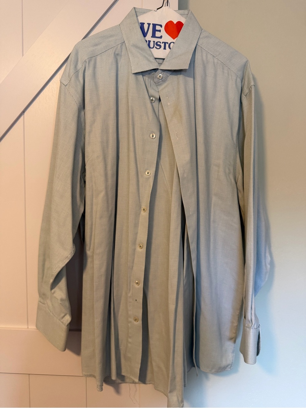 Light Green Men's Dress Shirt